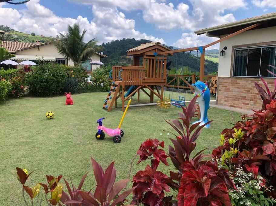 Casa nas montanhas com piscina e vista panorâmica Vila Domingos Martins Exterior foto