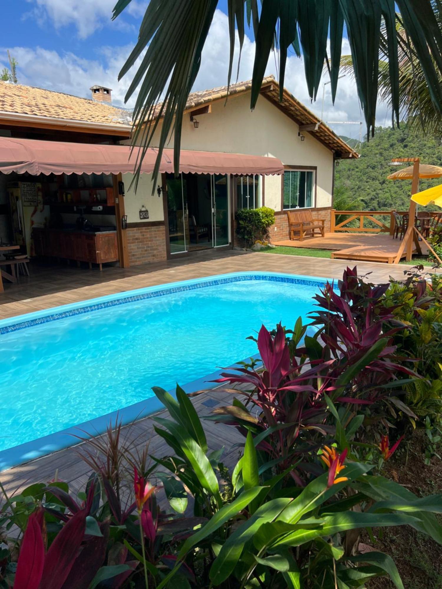 Casa nas montanhas com piscina e vista panorâmica Vila Domingos Martins Exterior foto