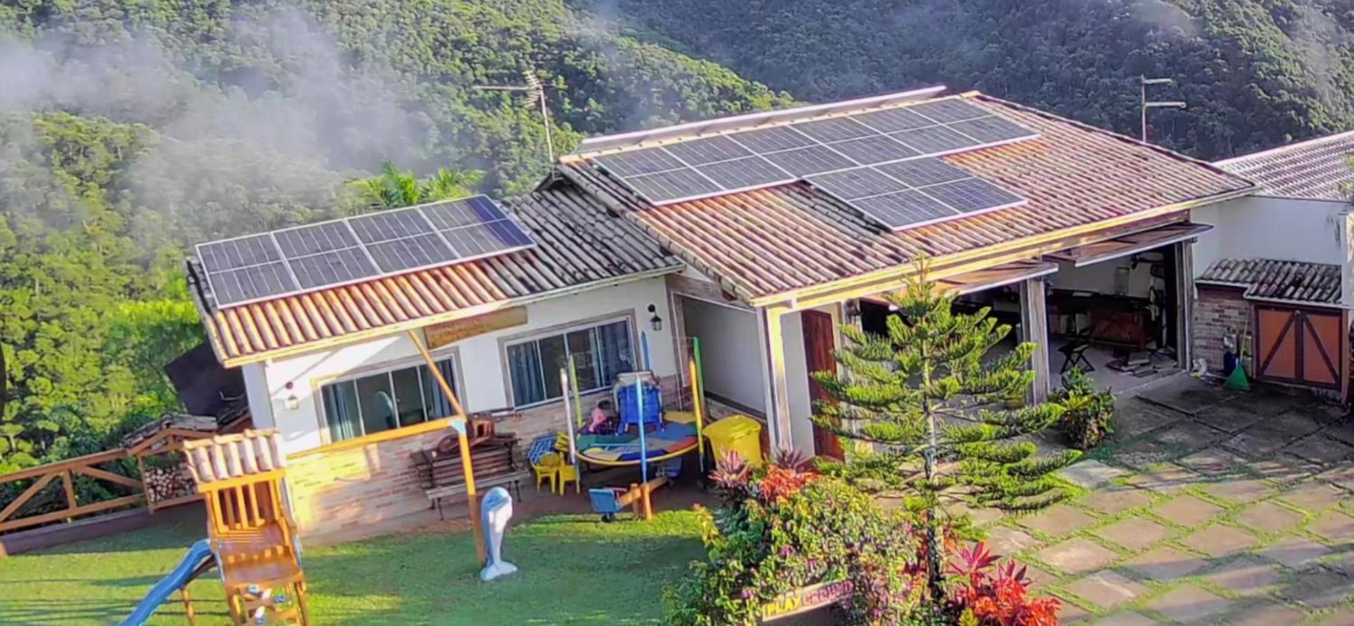 Casa nas montanhas com piscina e vista panorâmica Vila Domingos Martins Exterior foto